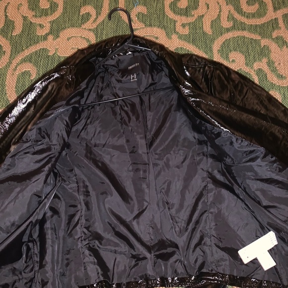 A black leather moto jacket - Picture 6 of 6
